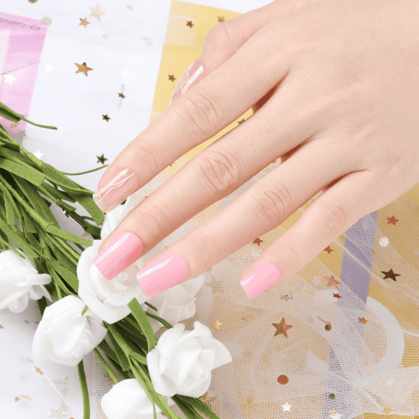 Wersie Pembe Bahar Jel Tırnak 20 Adet, 2 Kullanım-WER105 - Görsel 2